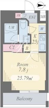 ベルウッドウエスト 704 間取り図