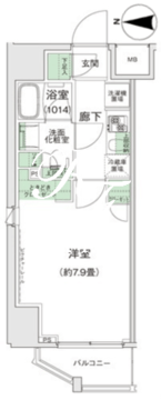 スタイリオ蒲田2 1101 間取り図