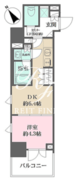 ルフォンプログレ四谷 307 間取り図