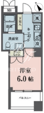 メゾンビスタ渋谷宇田川 502 間取り図