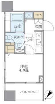 ブリリア日本橋茅場町 610 間取り図