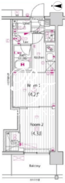 ガーラ・グランディ大森西 612 間取り図