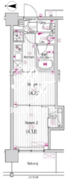 ガーラ・グランディ大森西 703 間取り図