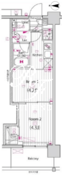 ガーラ・グランディ大森西 704 間取り図