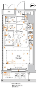 ルミード池袋 402 間取り図