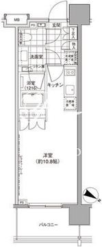 パークハビオ渋谷神山町 403 間取り図