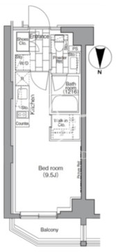パークハビオ東陽町 707 間取り図