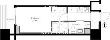 南麻布ノース 504 間取り図