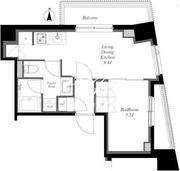 南麻布ノース 401 間取り図