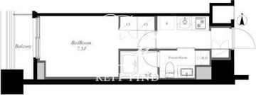 南麻布ノース 506 間取り図