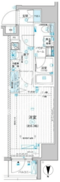 メインステージ入谷4 201 間取り図