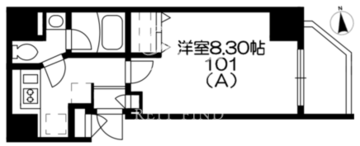 アルファコート西蒲田2 101 間取り図