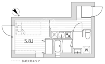 グランデュオ高輪 304 間取り図