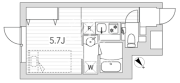 グランデュオ高輪 305 間取り図