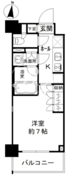 JP noie 亀戸 307 間取り図