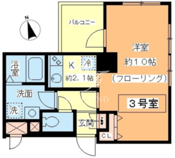 スリアン神楽坂 503 間取り図