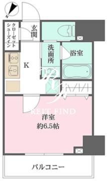 ザ・パークメゾン東大井 703 間取り図