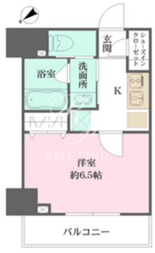 ザ・パークメゾン東大井 802 間取り図