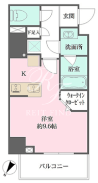 ザ・パークメゾン東大井 306 間取り図
