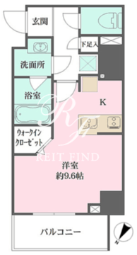 ザ・パークメゾン東大井 301 間取り図