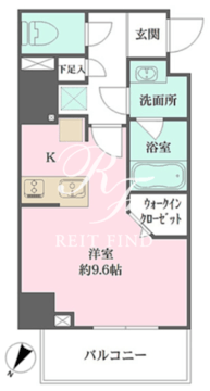 ザ・パークメゾン東大井 406 間取り図