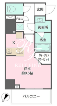 ザ・パークメゾン東大井 506 間取り図