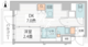 ヴァンクール菊川駅前 501 間取り図
