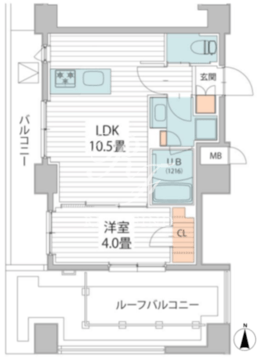 ヴァンクール菊川駅前 703 間取り図