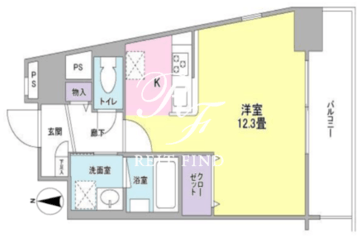 ラグゼ京急蒲田 506 間取り図