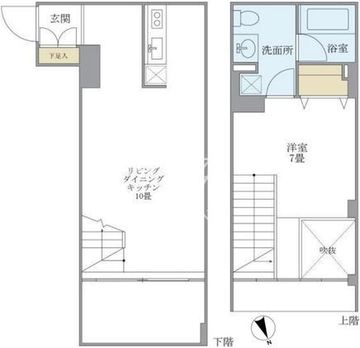 KDXレジデンス自由が丘 105 間取り図
