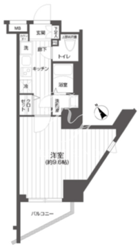 メイクスデザイン渋谷本町 101 間取り図