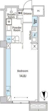 ゲートヒル東京 203 間取り図