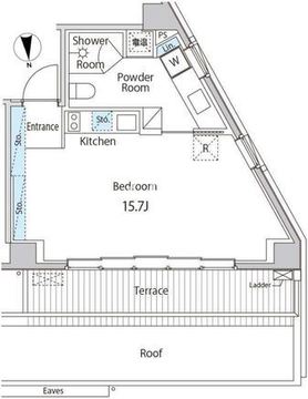 ゲートヒル東京 403 間取り図