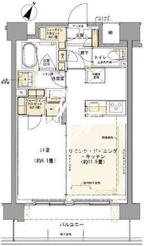 コムレジ赤羽 702 間取り図