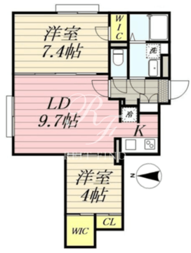 グランパセオ茗荷谷 204 間取り図