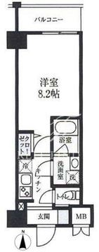 エスレジデンス押上パークサイド 205 間取り図