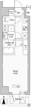 木場ステーションレジデンス 701 間取り図