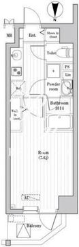木場ステーションレジデンス 505 間取り図