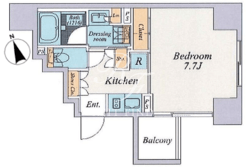 クレストコート文京湯島 901 間取り図