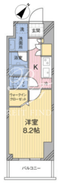 モディア幡ヶ谷 1305 間取り図