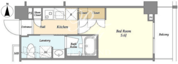 アークマーク西小山 202 間取り図