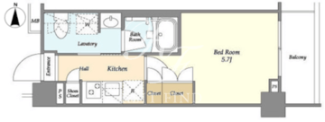 アークマーク西小山 207 間取り図