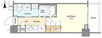 アークマーク西小山 507 間取り図