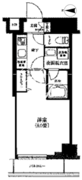 ティモーネグランデ目黒サウス 204 間取り図