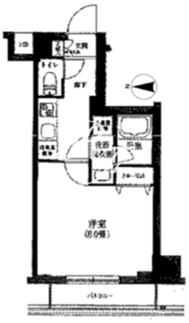 ティモーネグランデ目黒サウス 302 間取り図