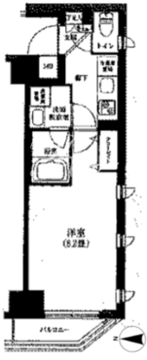 ティモーネグランデ目黒サウス 205 間取り図
