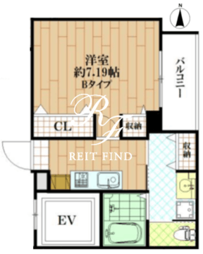キャッスルパレス両国横網公園 502 間取り図