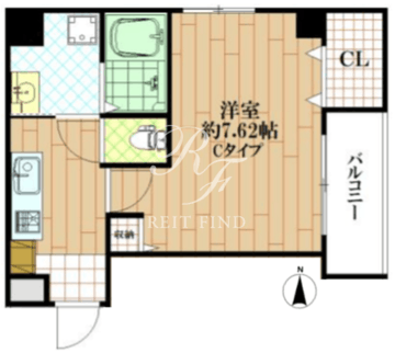 キャッスルパレス両国横網公園 203 間取り図