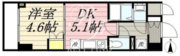 パセオ本所吾妻橋 403 間取り図