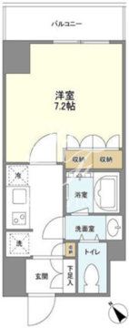 KURAMAE214 203 間取り図